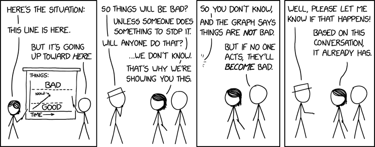 "I actually came in in the middle so I don't know which topic we're briefing on; the same slides work for like half of them." Scientific Briefing